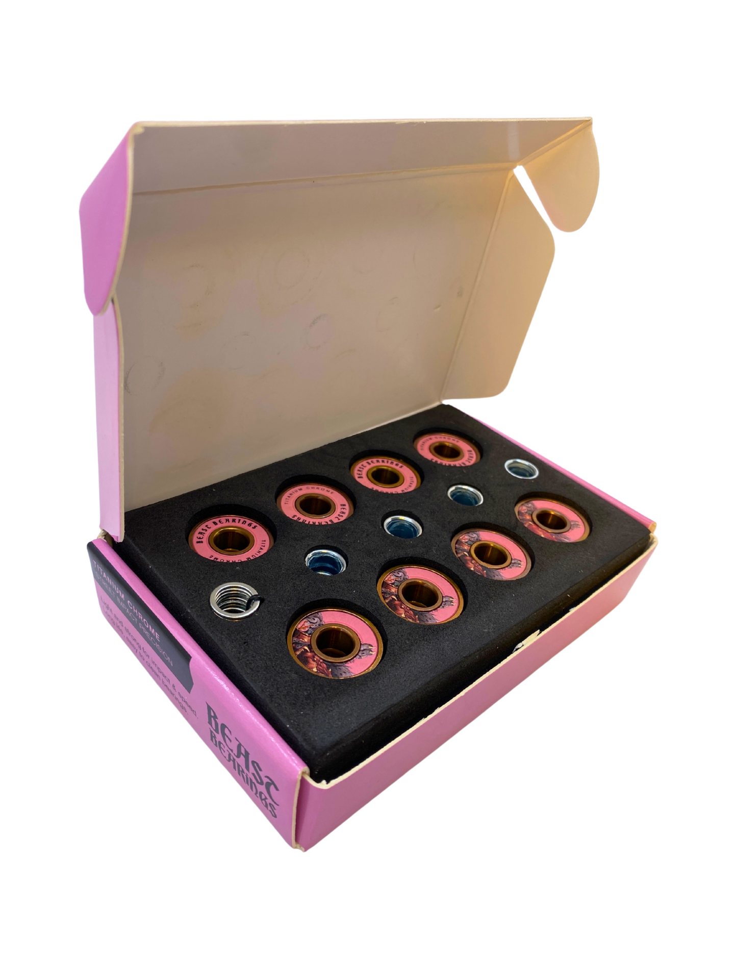 Beast Bearings Gold Titanium Pink Chrome ( 16 )
