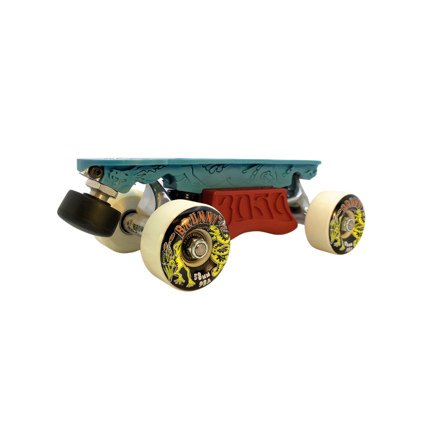 Combo Dragon Plate + Slide Blocks + Labrys Steel Trucks + 8 Wheels Gero Gero 58mm 98A + Toe Stops