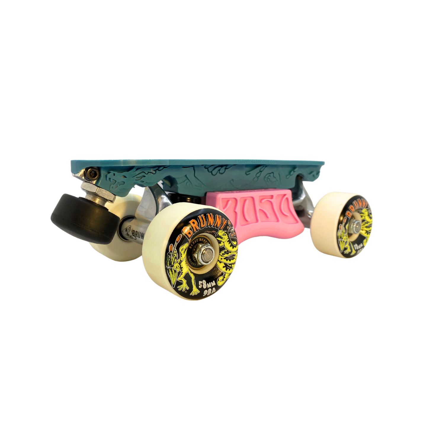 Combo Dragon Plate + Slide Blocks + Labrys Steel Trucks + 8 Wheels Gero Gero 58mm 98A + Toe Stops