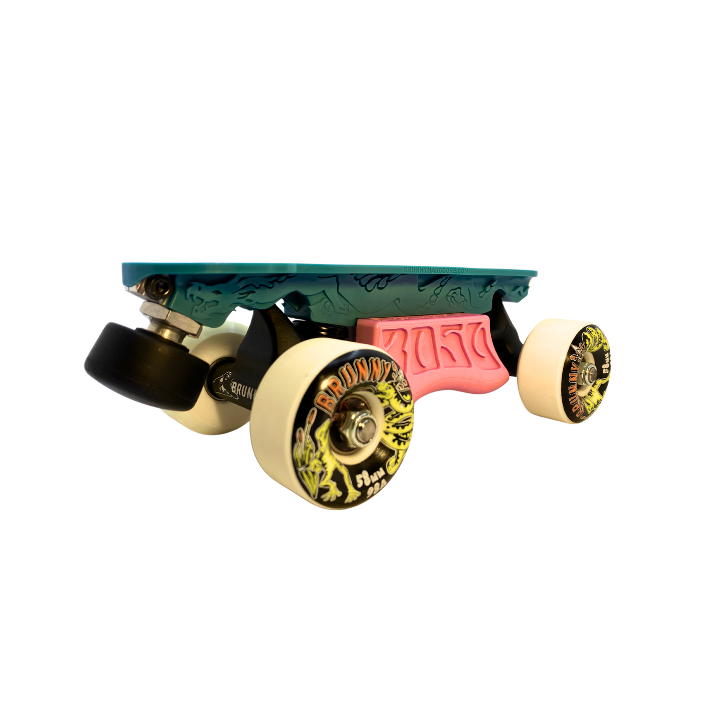 Combo Dragon Plate + Slide Blocks + Labrys Titanium Trucks + 8 Wheels Gero Gero 58mm 98A + Toe Stops