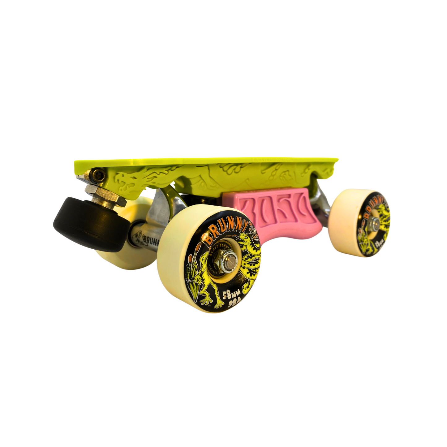 Combo Dragon Plate + Slide Blocks + Labrys Steel Trucks + 8 Wheels Gero Gero 58mm 98A + Toe Stops