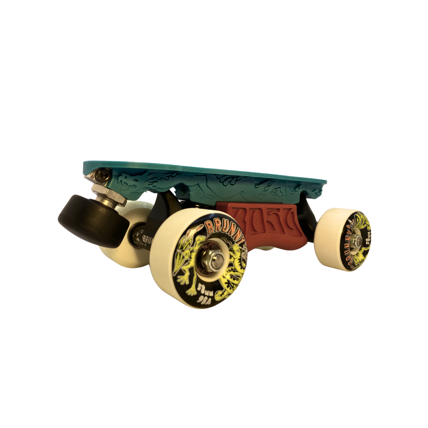 Combo Dragon Plate + Slide Blocks + Labrys Titanium Trucks + 8 Wheels Gero Gero 58mm 98A + Toe Stops