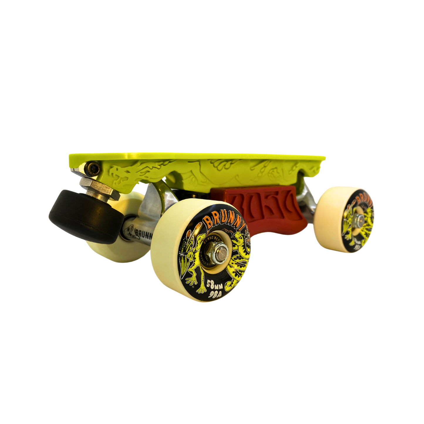 Combo Dragon Plate + Slide Blocks + Labrys Steel Trucks + 8 Wheels Gero Gero 58mm 98A + Toe Stops