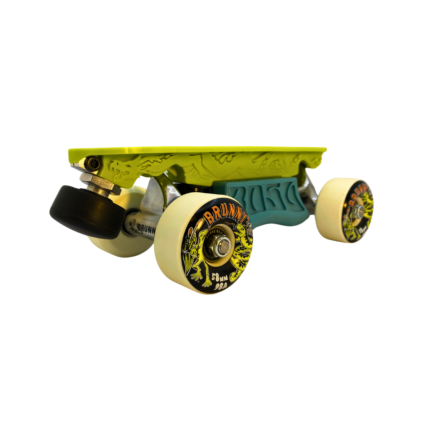 Combo Dragon Plate + Slide Blocks + Labrys Steel Trucks + 8 Wheels Gero Gero 58mm 98A + Toe Stops
