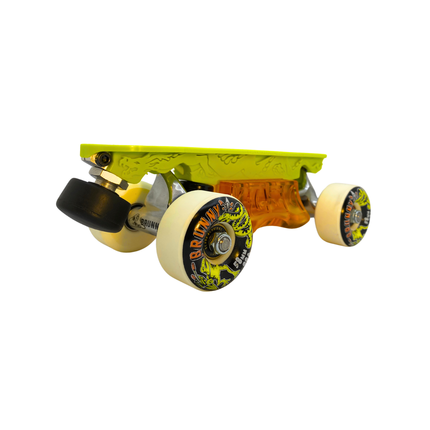 Combo Dragon Plate + Slide Blocks + Labrys Steel Trucks + 8 Wheels Gero Gero 58mm 98A + Toe Stops