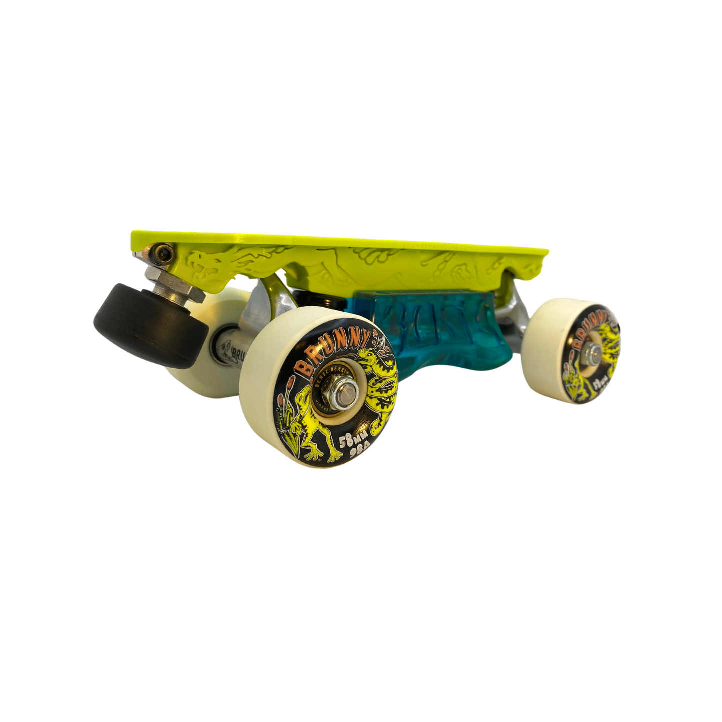 Combo Dragon Plate + Slide Blocks + Labrys Steel Trucks + 8 Wheels Gero Gero 58mm 98A + Toe Stops