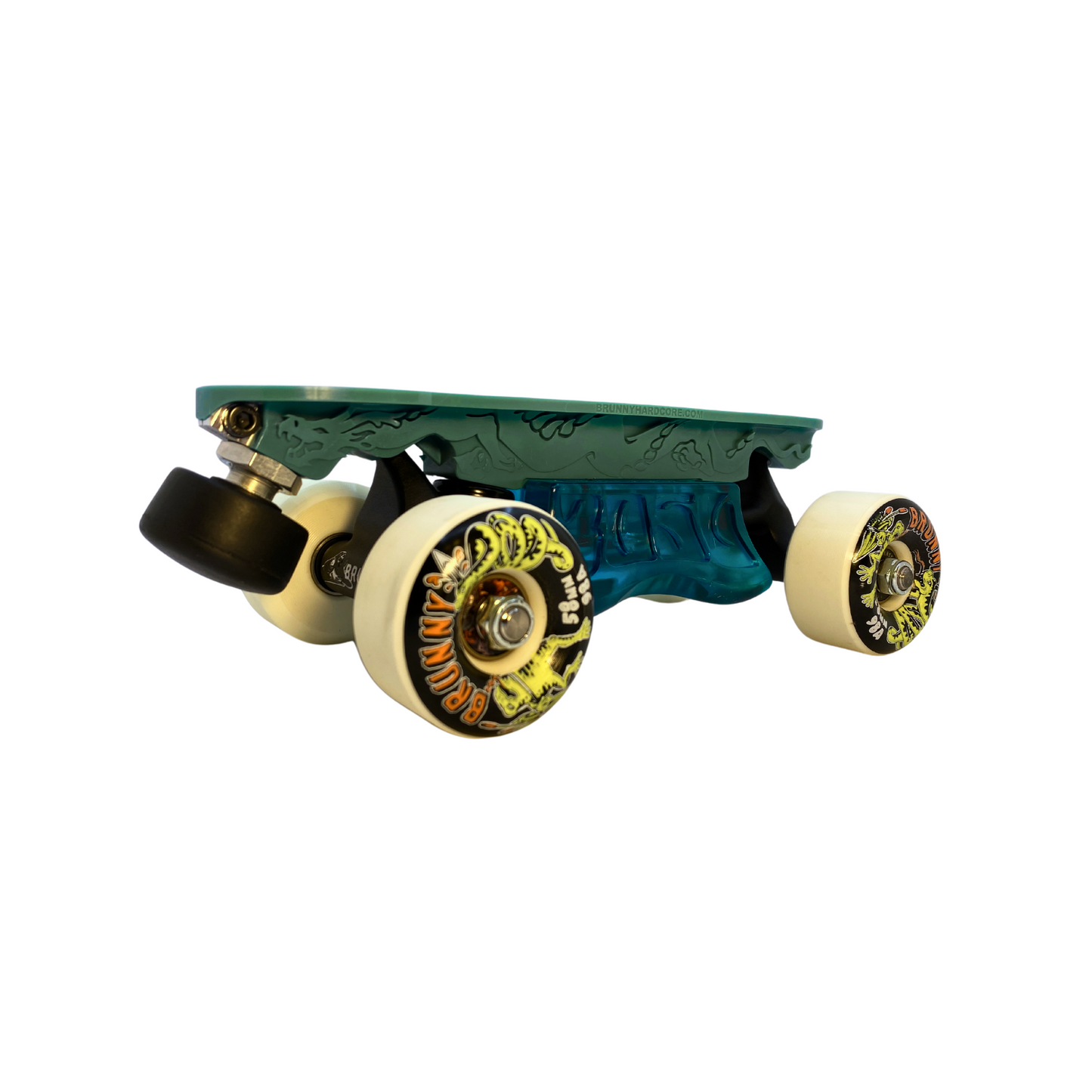 Combo Dragon Plate + Slide Blocks + Labrys Titanium Trucks + 8 Wheels Gero Gero 58mm 98A + Toe Stops