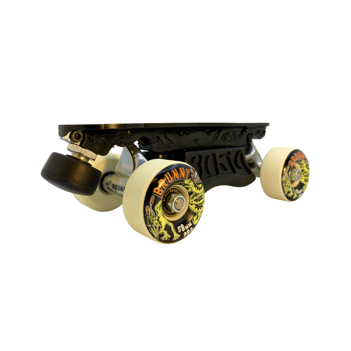 Combo Dragon Plate + Slide Blocks + Labrys Steel Trucks + 8 Wheels Gero Gero 58mm 98A + Toe Stops