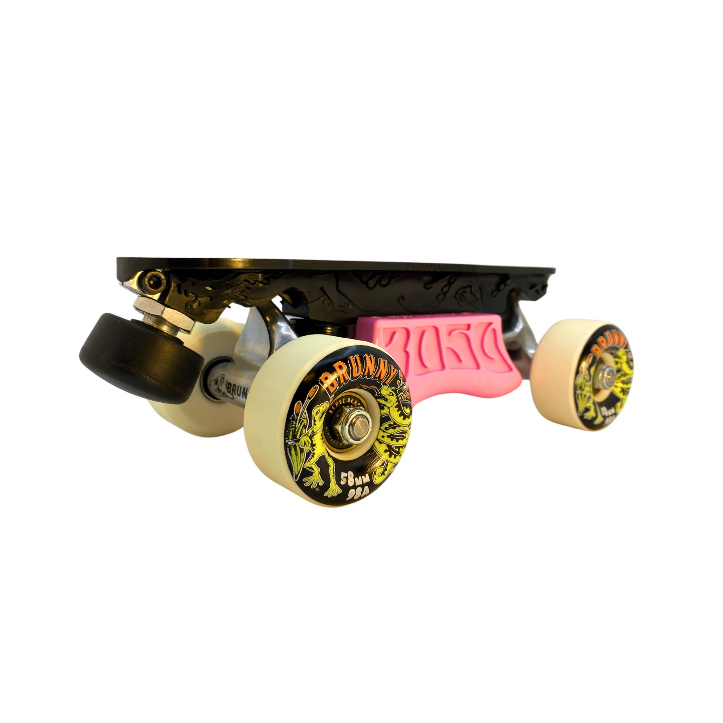 Combo Dragon Plate + Slide Blocks + Labrys Steel Trucks + 8 Wheels Gero Gero 58mm 98A + Toe Stops