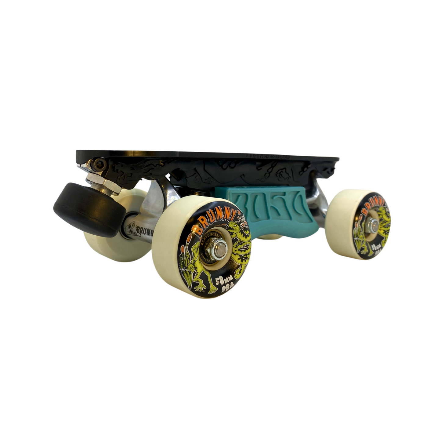 Combo Dragon Plate + Slide Blocks + Labrys Steel Trucks + 8 Wheels Gero Gero 58mm 98A + Toe Stops
