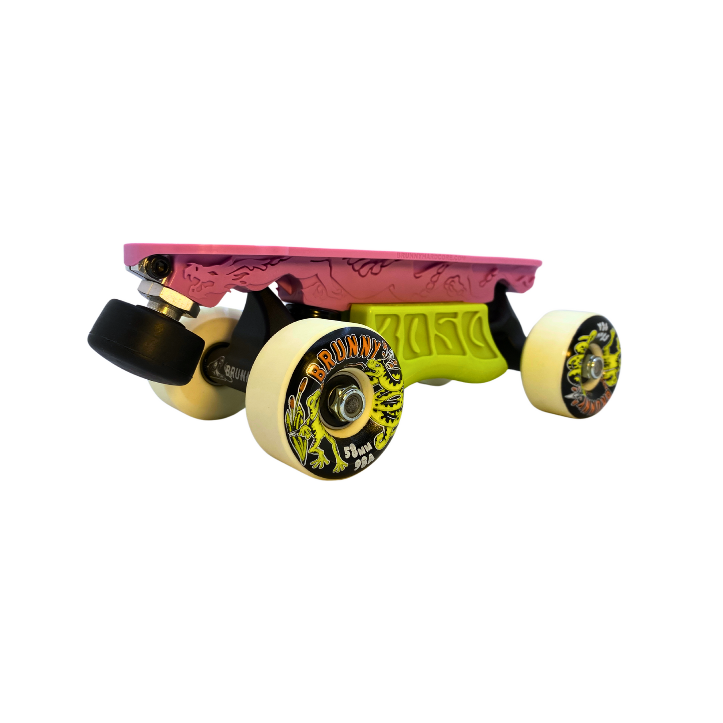 Combo Dragon Plate + Slide Blocks + Labrys Titanium Trucks + 8 Wheels Gero Gero 58mm 98A + Toe Stops