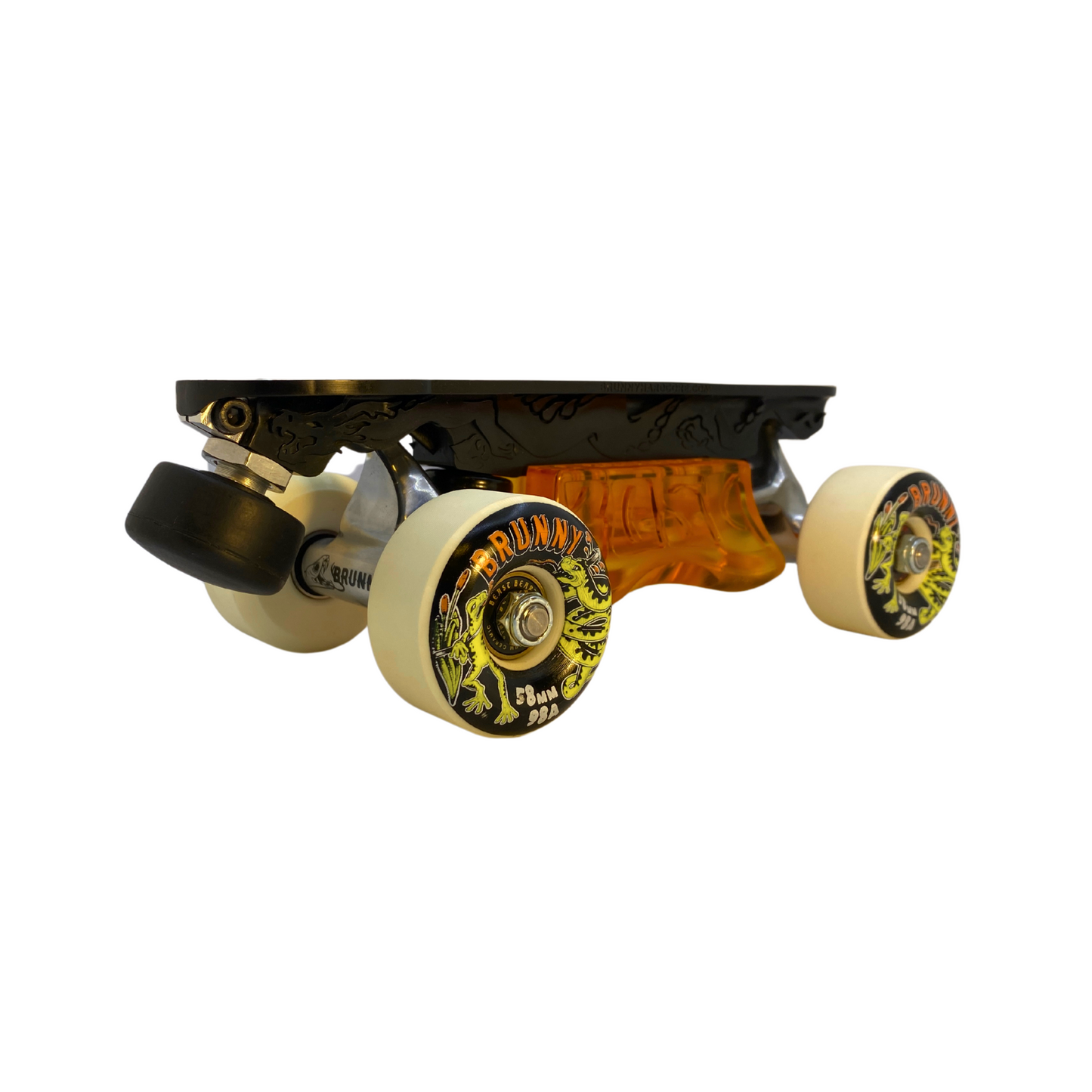 Combo Dragon Plate + Slide Blocks + Labrys Steel Trucks + 8 Wheels Gero Gero 58mm 98A + Toe Stops