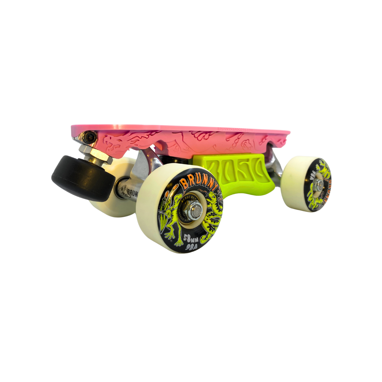 Combo Dragon Plate + Slide Blocks + Labrys Steel Trucks + 8 Wheels Gero Gero 58mm 98A + Toe Stops