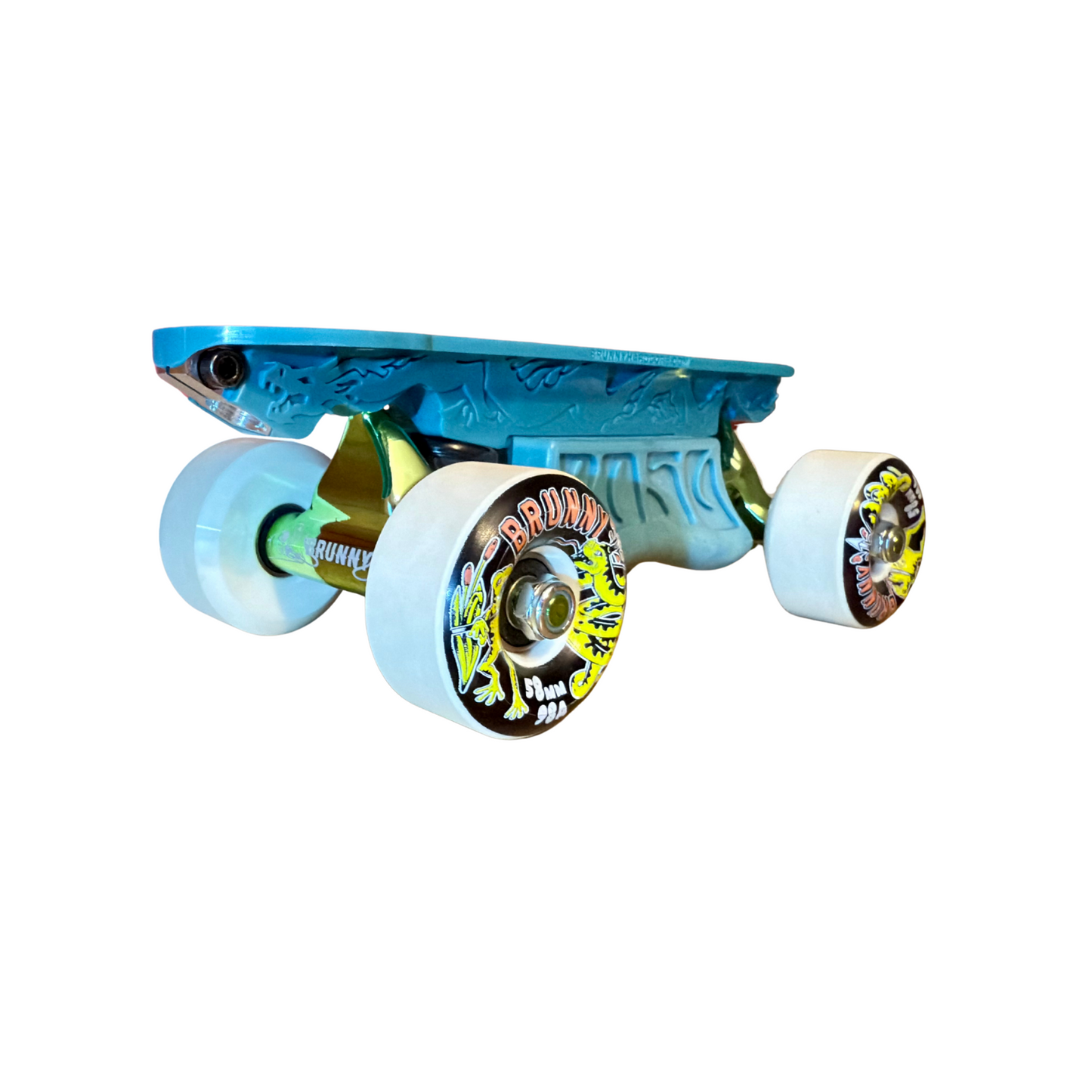 🚨Pre-order Only ( Back in Late October 2025)🚨Combo Dragon Plate + Slide Blocks + Labrys Titanium Trucks Green + 8 Wheels Gero Gero 58mm 98A + Toe Stops