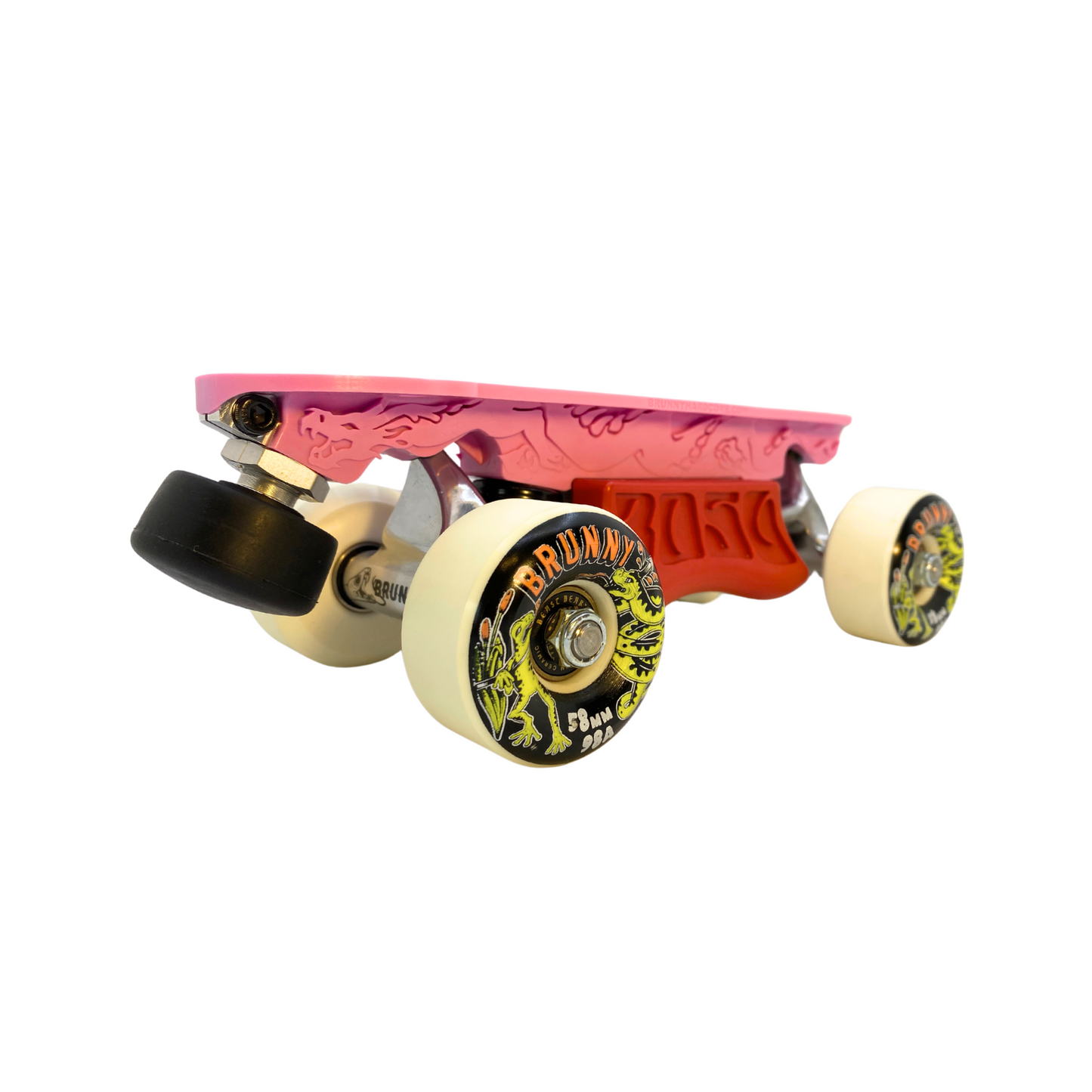 Combo Dragon Plate + Slide Blocks + Labrys Steel Trucks + 8 Wheels Gero Gero 58mm 98A + Toe Stops