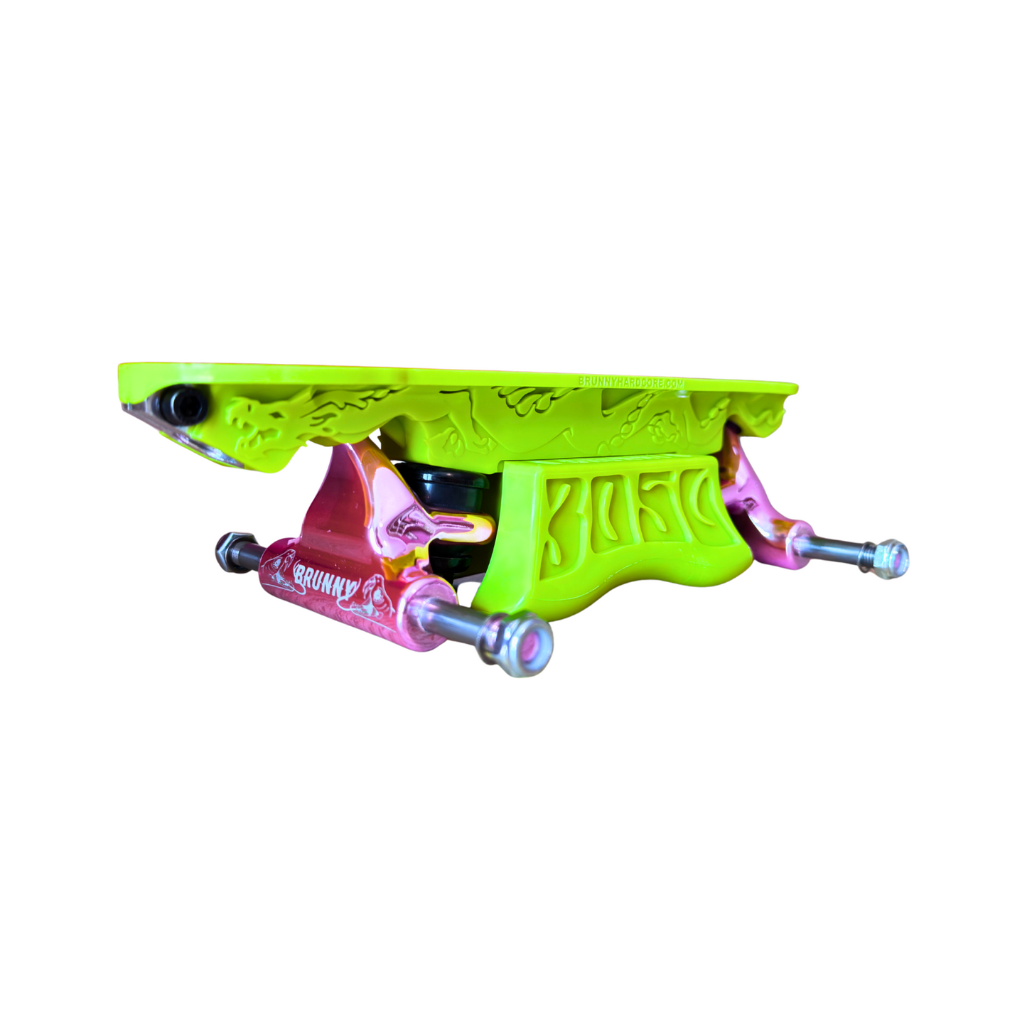 Combo Dragon Plate + Labrys Pink Titanium Trucks + Slide Blocks