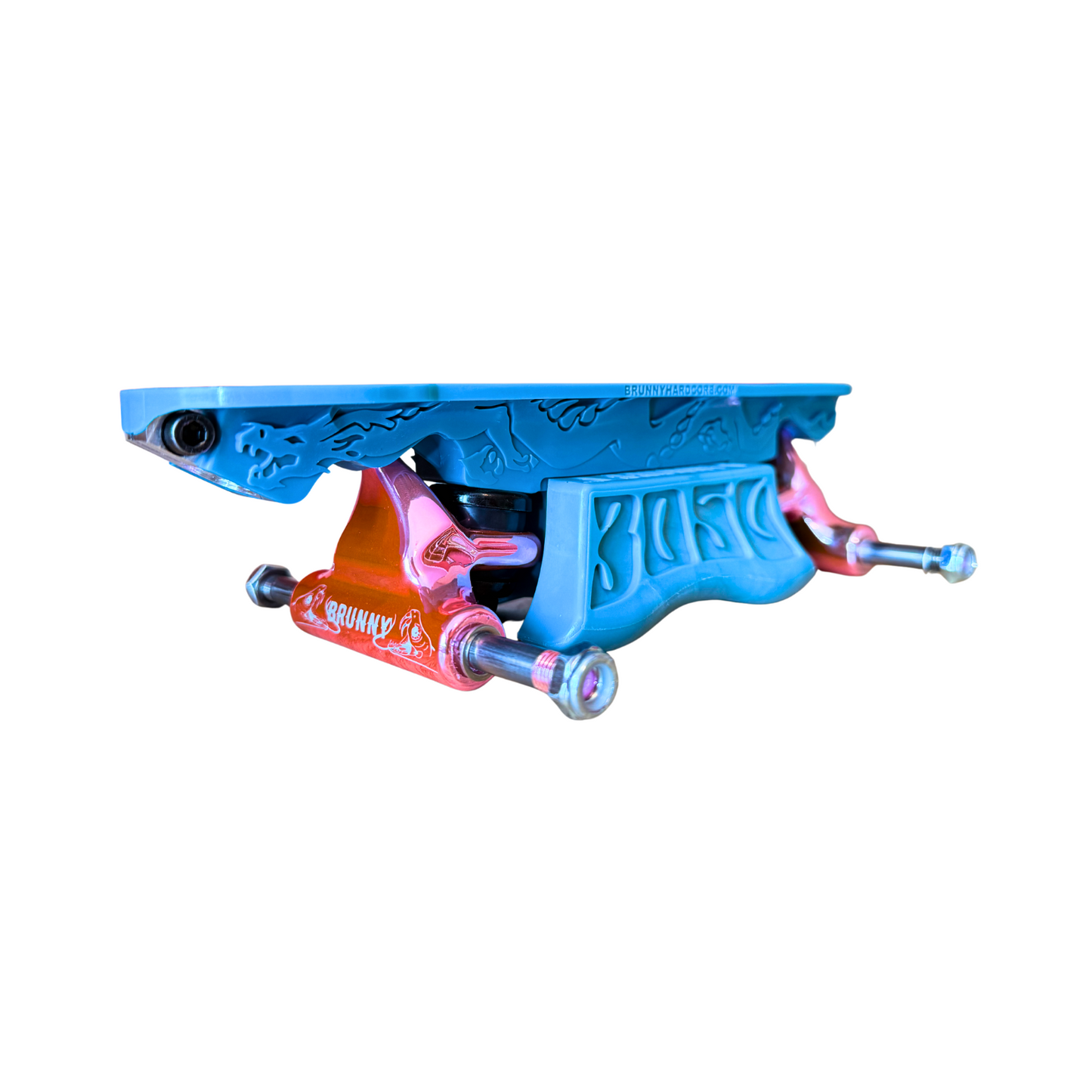 Combo Dragon Plate + Labrys Pink Titanium Trucks + Slide Blocks