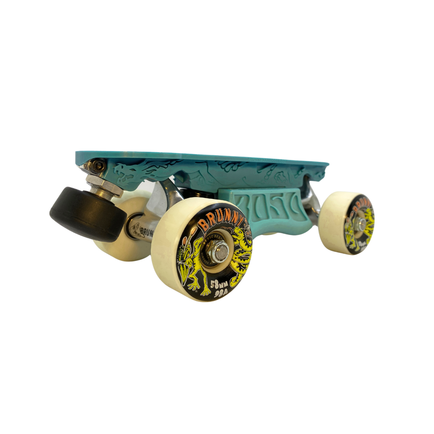 Combo Dragon Plate + Slide Blocks + Labrys Steel Trucks + 8 Wheels Gero Gero 58mm 98A + Toe Stops