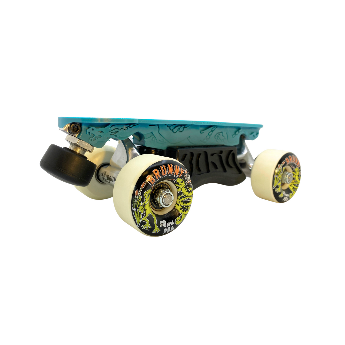 Combo Dragon Plate + Slide Blocks + Labrys Steel Trucks + 8 Wheels Gero Gero 58mm 98A + Toe Stops