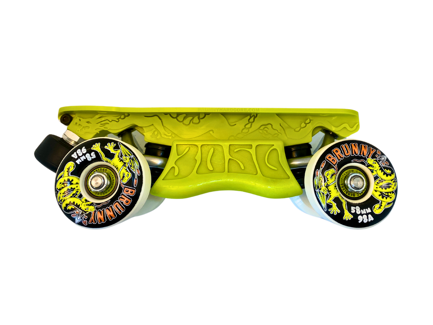 Combo Dragon Plate + Slide Blocks + Labrys Steel Trucks + 8 Wheels Gero Gero 58mm 98A + Toe Stops