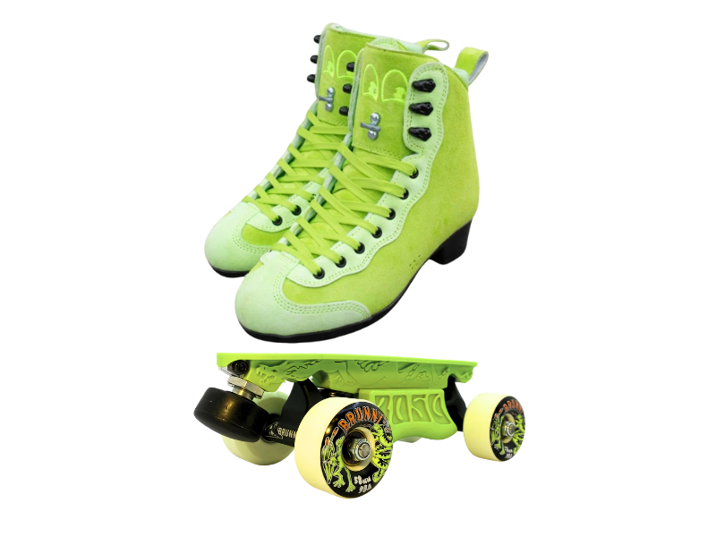 Green or Pink Titanium Labrys Trucks Chuffed RIB Pro Combo Dragon Plate + Labrys Trucks + Slide Blocks + Wheels + Toe Stops + Bearings (Copy)