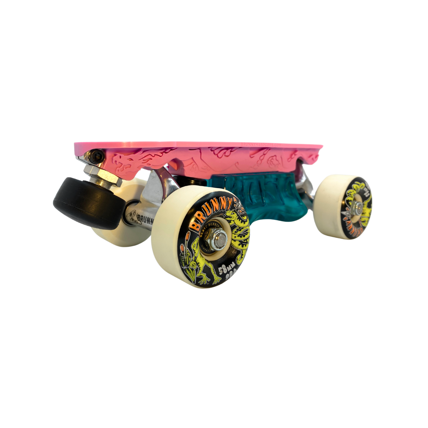 Combo Dragon Plate + Slide Blocks + Labrys Steel Trucks + 8 Wheels Gero Gero 58mm 98A + Toe Stops