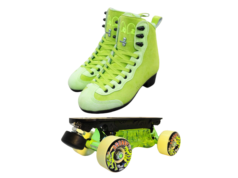 Green or Pink Titanium Labrys Trucks Chuffed RIB Pro Combo Dragon Plate + Labrys Trucks + Slide Blocks + Wheels + Toe Stops + Bearings (Copy)