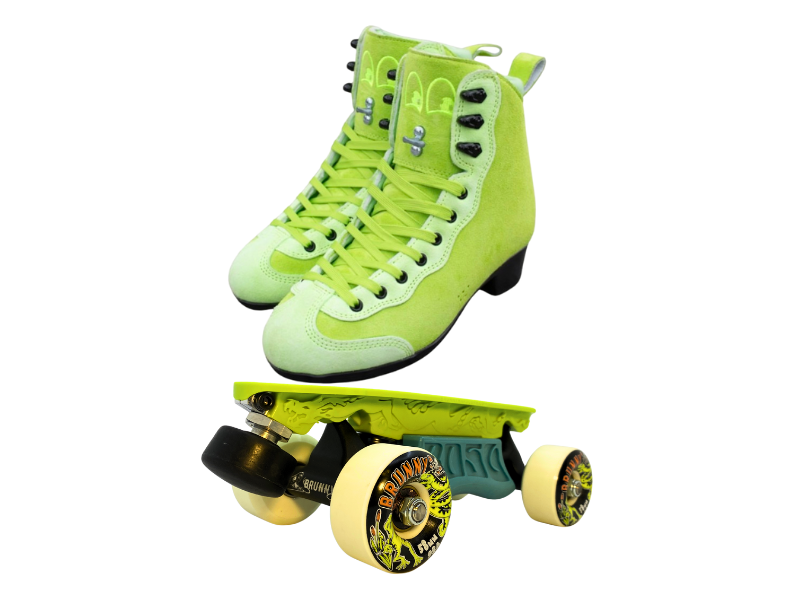 Green or Pink Titanium Labrys Trucks Chuffed RIB Pro Combo Dragon Plate + Labrys Trucks + Slide Blocks + Wheels + Toe Stops + Bearings (Copy)