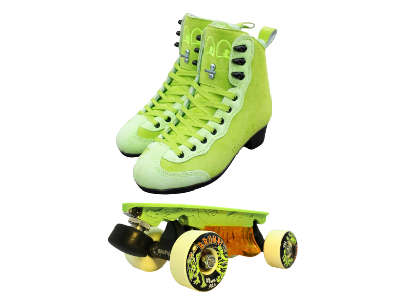 Green or Pink Titanium Labrys Trucks Chuffed RIB Pro Combo Dragon Plate + Labrys Trucks + Slide Blocks + Wheels + Toe Stops + Bearings (Copy)