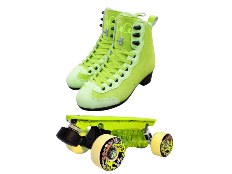 Green or Pink Titanium Labrys Trucks Chuffed RIB Pro Combo Dragon Plate + Labrys Trucks + Slide Blocks + Wheels + Toe Stops + Bearings (Copy)