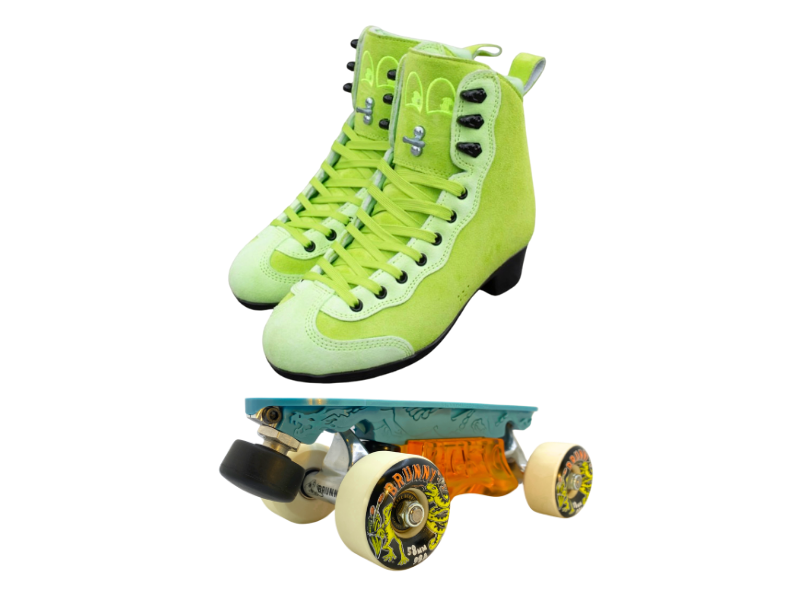 Green or Pink Titanium Labrys Trucks Chuffed RIB Pro Combo Dragon Plate + Labrys Trucks + Slide Blocks + Wheels + Toe Stops + Bearings (Copy)