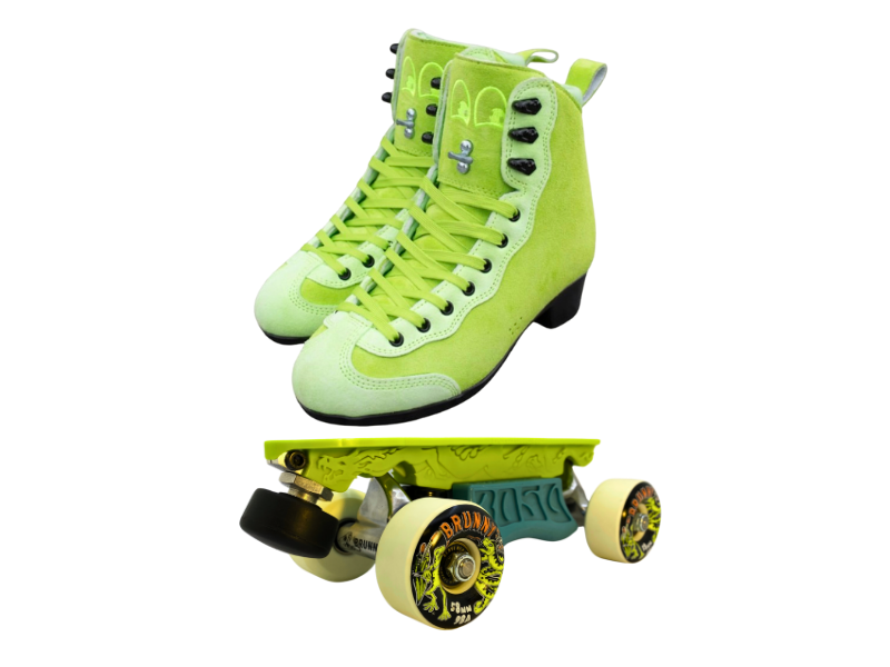 Green or Pink Titanium Labrys Trucks Chuffed RIB Pro Combo Dragon Plate + Labrys Trucks + Slide Blocks + Wheels + Toe Stops + Bearings (Copy)