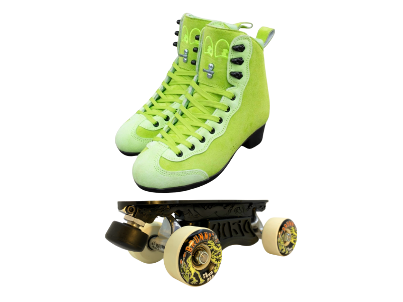 Green or Pink Titanium Labrys Trucks Chuffed RIB Pro Combo Dragon Plate + Labrys Trucks + Slide Blocks + Wheels + Toe Stops + Bearings (Copy)