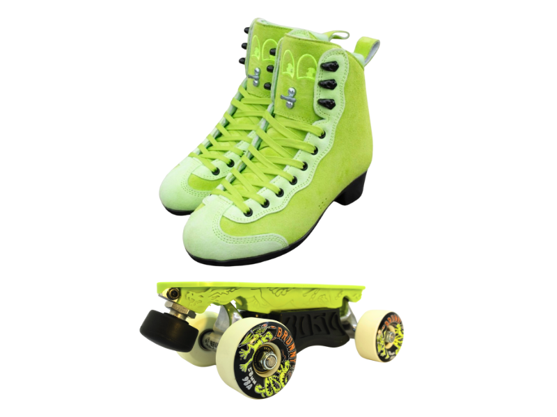 Green or Pink Titanium Labrys Trucks Chuffed RIB Pro Combo Dragon Plate + Labrys Trucks + Slide Blocks + Wheels + Toe Stops + Bearings (Copy)