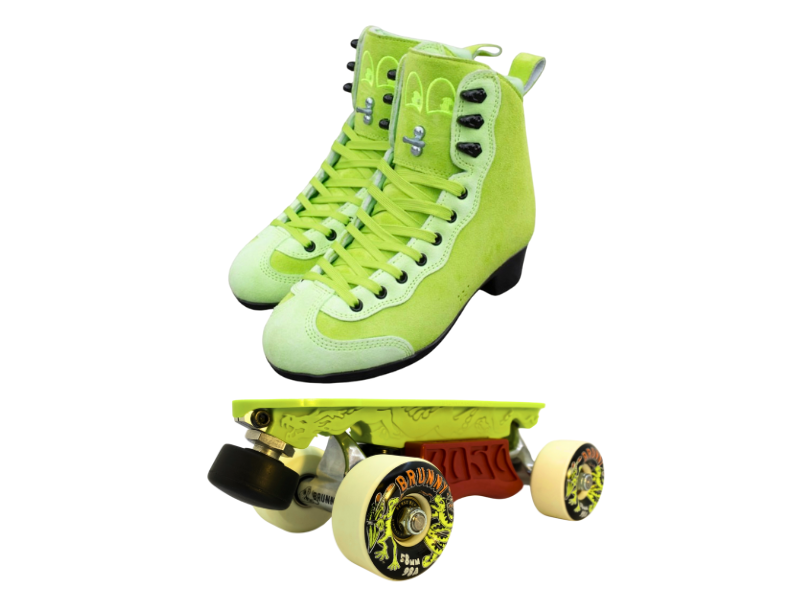 Green or Pink Titanium Labrys Trucks Chuffed RIB Pro Combo Dragon Plate + Labrys Trucks + Slide Blocks + Wheels + Toe Stops + Bearings (Copy)