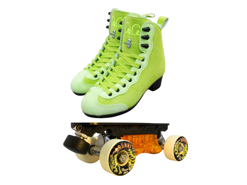 Green or Pink Titanium Labrys Trucks Chuffed RIB Pro Combo Dragon Plate + Labrys Trucks + Slide Blocks + Wheels + Toe Stops + Bearings (Copy)