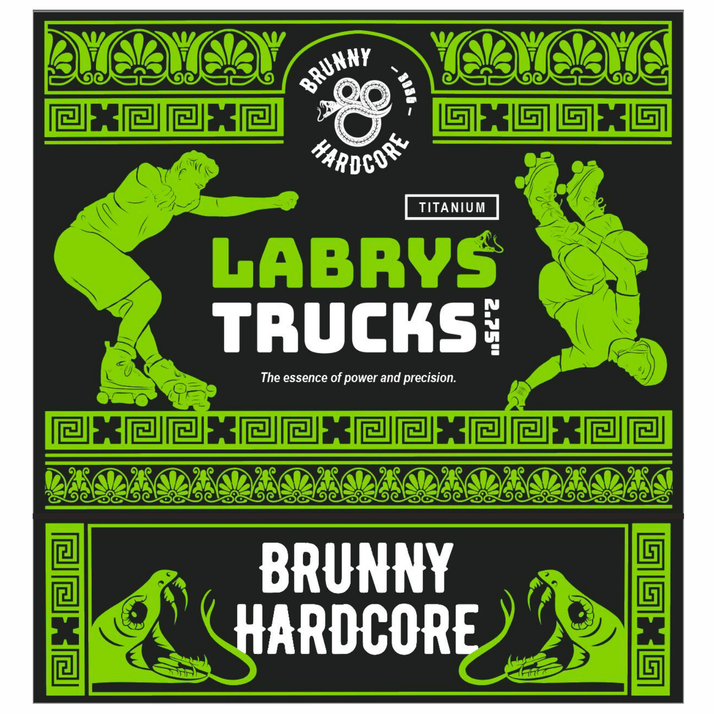 LIMITED EDITION Labrys Trucks Titanium Green